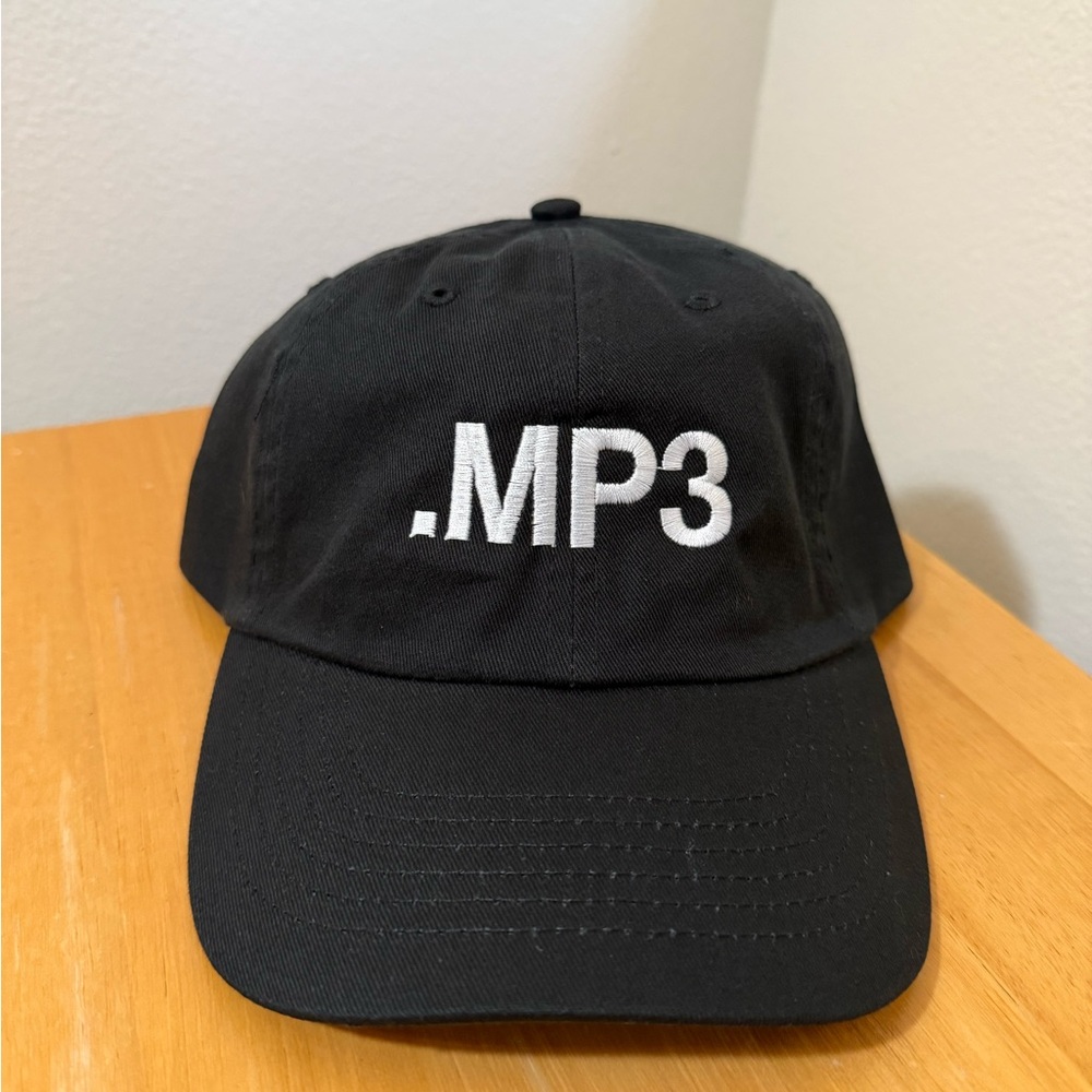Black .MP3 Baseball Cap